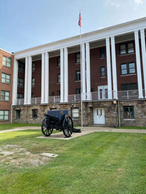 Montgomery, West Virginia was able to reclaim a World War II cannon that departed when WVU Tech closed its campus.