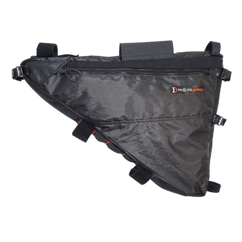 <p><strong>$185.00</strong></p><p>This full-size Ripio frame bag for road and gravel bikes features three different zippered pockets, each with multiple dividers and straps to please even the most particular rider when it comes to organizing. </p><p>The various compartments will save you precious time and energy by eliminating all the pointless digging around for the one thing you need that always seems to sink to the very bottom of your bag. </p><p>There’s a designated place for everything you can think of, from bike pumps and hydration tubes to keys, tech, and layers. The full frame design takes advantage of every inch between top and down tubes to maximize storage space.</p>