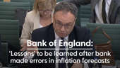 Bank of England admits it made errors in UK inflation forecasts