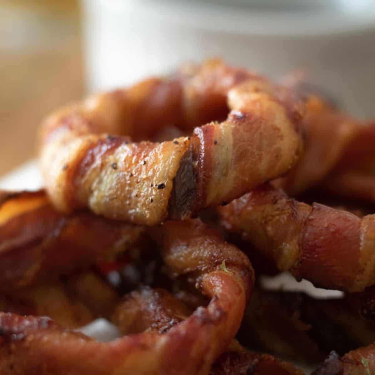 Bacon Wrapped Onion Rings