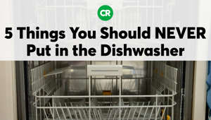 5 Things You Should Never Put in the Dishwasher