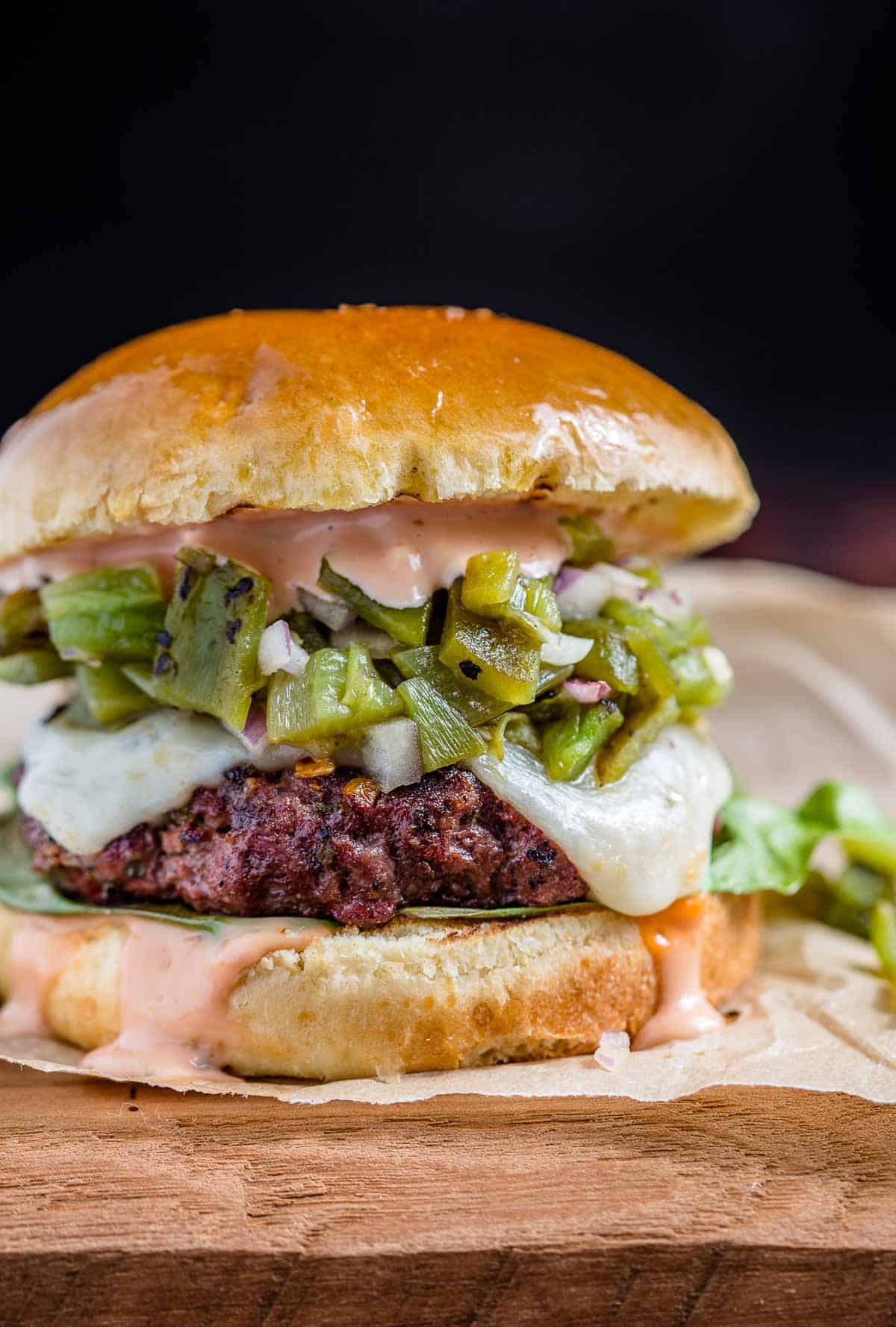 Hatch Chile Cheeseburger Recipe