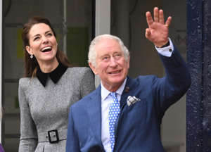 Now-King Charles and Kate Middleton depart after visiting The Prince’s Foundation training site for arts and culture | Karwai Tang/WireImage