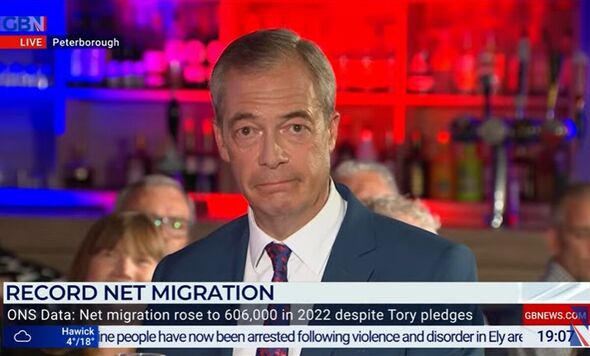 nigel farage gives verdict on 'shock' new figures as he warns of 'great immigration lie'