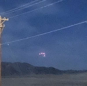 A potential UFO was seen flying over a U.S. Marine base in 2021. The photo was obtained by Jeremy Corbell, who shared it with Fox News Digital. @Jeremycorbell/WeaponizedPodcast.com
