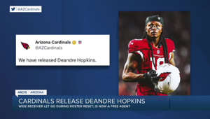 Arizona Cardinals release wide receiver Deandre Hopkins