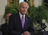 President Biden told a crowd gathered at the White House that he had 