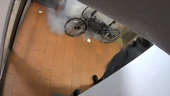 CCTV footage shows e-bike battery explosion