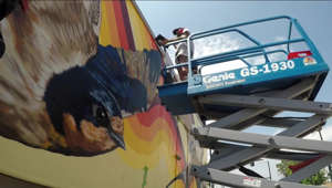 Artists beautify Central 70 as CDOT nears completion of interstate overhaul