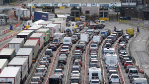 The queues at Dover on Friday