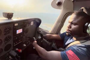 Zachary Anglin (pictured) became a commercial pilot in 2019, after not passing his medical exam 5 times. Zachary Anglin