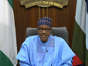 L'ex-président Nigérian Buhari, lors de son dernier discours télévisé