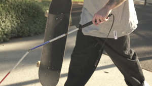 Blind skateboarder Richard Moore pursues passions despite disability