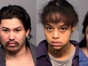 Anthony Jose Archibeque-Martinez, from left, Elizabeth Archibeque-Martinez, and Ann Marie Martinez. Coconino County Sheriff's Office