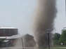 Dust Devil Spins Across Lot in Frederick, Maryland