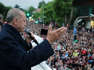Turkish President Recep Tayyip Erdogan thanks voters after being re-elected