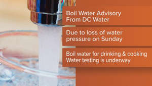 Boil water advisory for part of Northeast DC