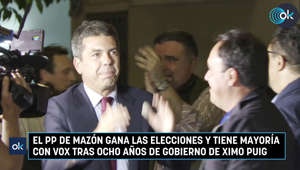 El PP de Mazón gana las elecciones y tiene mayoría con Vox tras ocho años de gobierno de Ximo Puig
