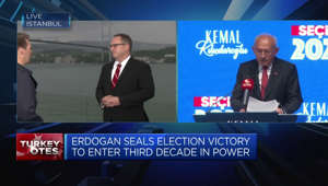 CNBC's Dan Murphy speaks to Barin Kayaoglu of the American University of Iraq, Sulaimani, in Istanbul for the latest updates following the Turkish election of May 28.
