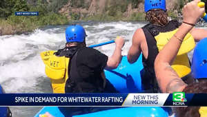 American River offering 'once in a lifetime' rafting conditions above Folsom Lake, company says