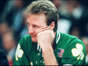 Boston Celtics star Larry Bird during a 1991 NBA game