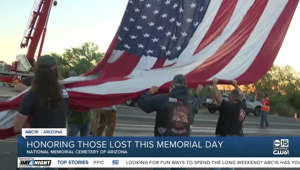 Hundreds pay respects at National Memorial Cemetery of Arizona
