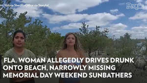 Fla. Woman Allegedly Drives Drunk onto Beach, Narrowly Missing Memorial Day Weekend Sunbathers