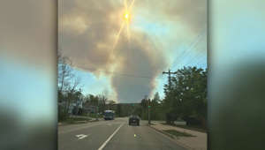 Wildfire smoke seen in Halifax, Nova Scotia