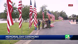 Here's a look at Memorial Day ceremonies happening across Northern California