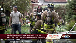 1 person dead after being hospitalized following Crescent Hill house fire
