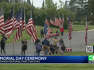Cub scouts place 300 flags at Mount Vernon Memorial Park in Sacramento County for Memorial Day
