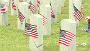 People honor fallen soldiers with visit to national cemetery on Memorial Day