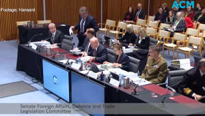 Greens senator David Shoebridge quizzes Department of Defence associate secretary Matt Yannopolous about the portfolio's 54 contracts with embattled consulting giant, PricewaterhouseCoopers (PwC).