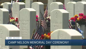 Camp Nelson Memorial Day ceremony