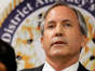 FILE: Texas Attorney General Ken Paxton speaks at a news conference in Dallas on June 22, 2017. AP Photo/Tony Gutierrez