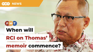 Umno Supreme Council member Puad Zarkashi questions whether there is interference from within which is causing the delay.Read More: https://www.freemalaysiatoday.com/category/nation/2023/05/30/when-will-rci-on-former-ags-memoir-commence-asks-puad/Laporan Lanjut: https://www.freemalaysiatoday.com/category/bahasa/tempatan/2023/05/30/apakah-wujud-halangan-dari-dalam-puad-soal-lewat-tubuh-rci-buku-thomas/Free Malaysia Today is an independent, bi-lingual news portal with a focus on Malaysian current affairs. Subscribe to our channel - http://bit.ly/2Qo08ry ------------------------------------------------------------------------------------------------------------------------------------------------------Check us out at https://www.freemalaysiatoday.comFollow FMT on Facebook: http://bit.ly/2Rn6xEVFollow FMT on Dailymotion: https://bit.ly/2WGITHMFollow FMT on Twitter: http://bit.ly/2OCwH8a Follow FMT on Instagram: https://bit.ly/2OKJbc6Follow FMT on TikTok : https://bit.ly/3cpbWKKFollow FMT Telegram - https://bit.ly/2VUfOrvFollow FMT LinkedIn - https://bit.ly/3B1e8lNFollow FMT Lifestyle on Instagram: https://bit.ly/39dBDbe------------------------------------------------------------------------------------------------------------------------------------------------------Download FMT News App:Google Play – http://bit.ly/2YSuV46App Store – https://apple.co/2HNH7gZHuawei AppGallery - https://bit.ly/2D2OpNP#FMTNews #PuadZarkashi #TommyThomas #Memoir #RCI