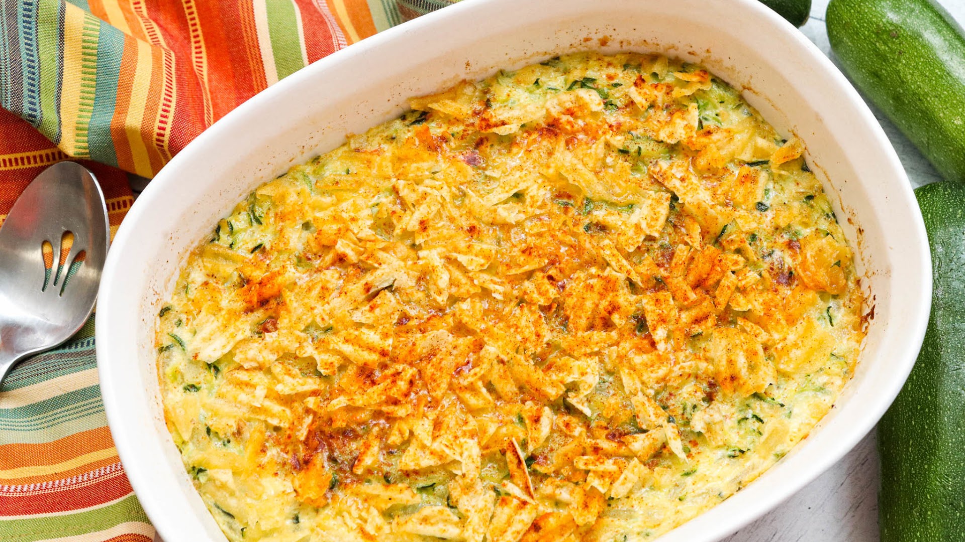 Enjoy This Zucchini Casserole As A Meatless Main Or Side Dish