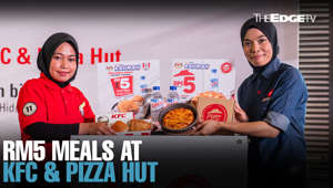 NEWS: KFC, Pizza Hut offer RM5 meals under Menu Rahmah