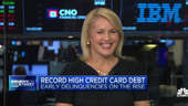 Lisa Ellis, SVB MoffettNathanson analyst, joins 'Squawk on the Street' to discuss the state of credit debt, American Express' recent performance, and how to judge the other credit companies.