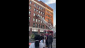 Video captures the dramatic rescue of a woman from a partially collapsed apartment building in Iowa Credit: Quad City Fire Wire / LOCAL NEWS X /TMX