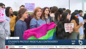 Students stage walkouts over Carlsbad Unified's Pride Flag decision