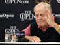 Jul 11, 2022; St. Andrews, SCT; Three-time Open champion Jack Nicklaus during a press conference at the 150th Open Championship golf tournament at St. Andrews Old Course. Jack Nicklaus will join Americans Bobby Jones in 1958 and Benjamin Franklin in 1759 to be awarded honorary citizenship in St. Andrews.