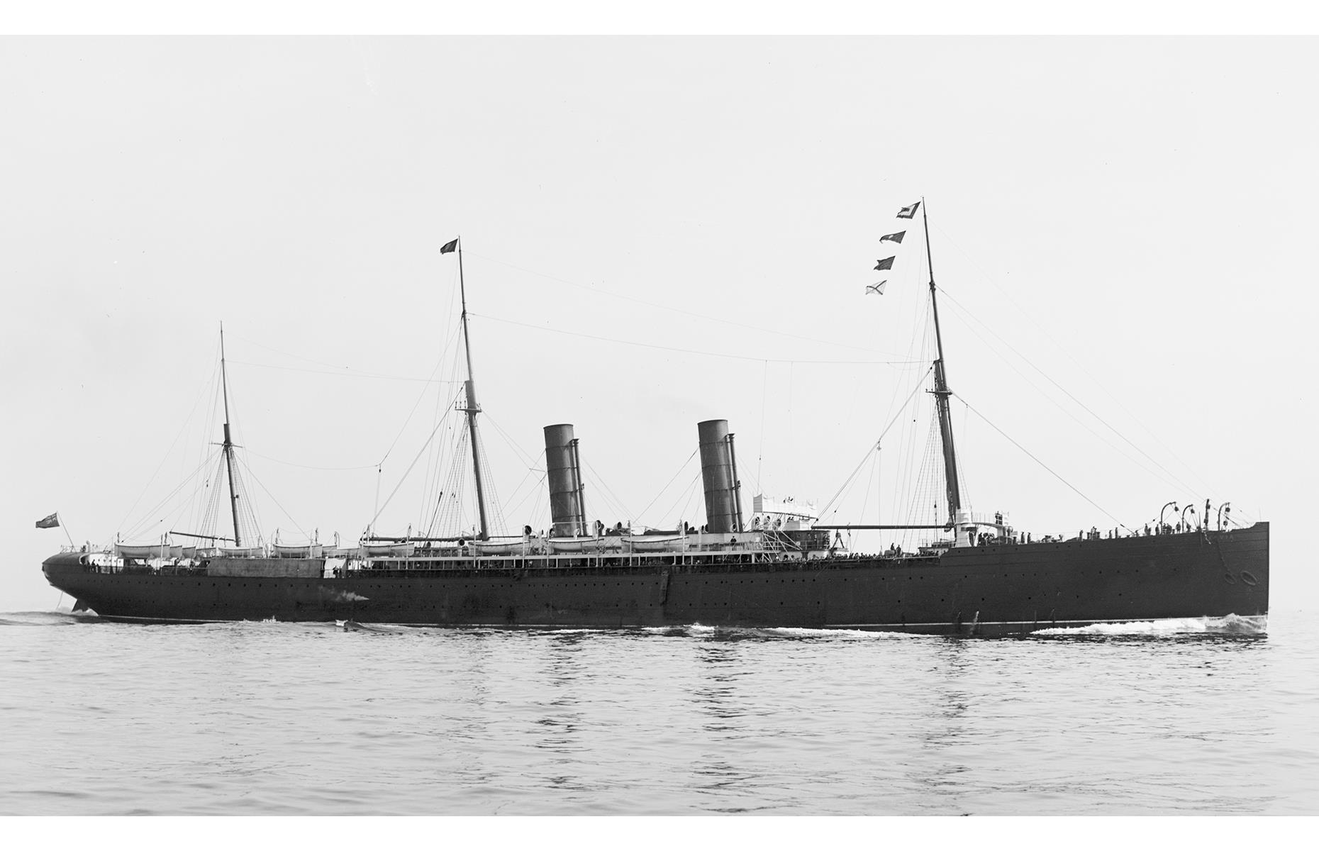 In the 1880s, now well-established names like Cunard and P&O continued to make waves. Launched in 1881, and pictured here in 1899, SS Servia was the first Cunard passenger ship to function with electric lighting. To many, she represents an early model of today's modern liners.