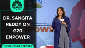 Dr Sangita Reddy On G20 Empower | Future Female Forward | CNBC TV18 | Digital