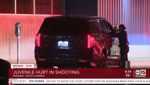 Juvenile hurt in shooting in downtown Phoenix