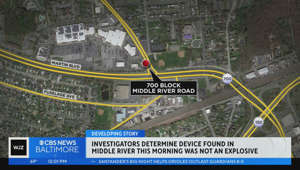 Investigators determine device found in middle river this morning was not an explosive
