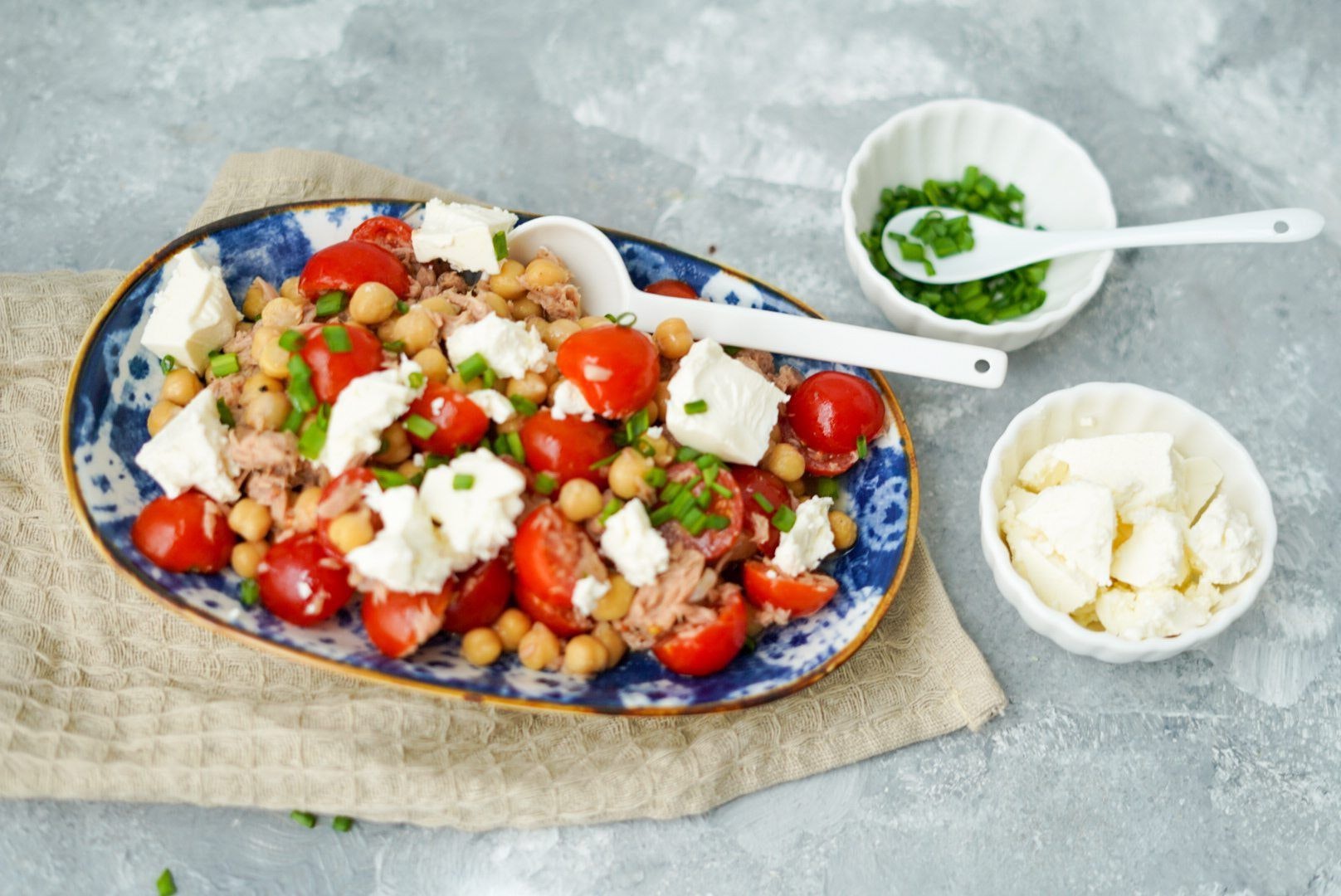Rezept der Woche: Perfekt für Lunch im Büro: Kichererbsen-Thunfisch-Salat