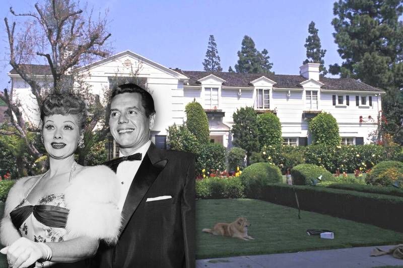 <p>When Lucille Ball wasn't busy filming on the set of <i>I Love Lucy, </i>she was spending some downtime at her classic Beverly Hills mansion. The actress purchased the home with her then-husband, Desi Arnaz, in 1954. </p> <p>Incredibly, Lucille would live at the home until she passed away in 1989. The two-story colonial house was built in the 1920s but has been kept modern with renovations. </p>