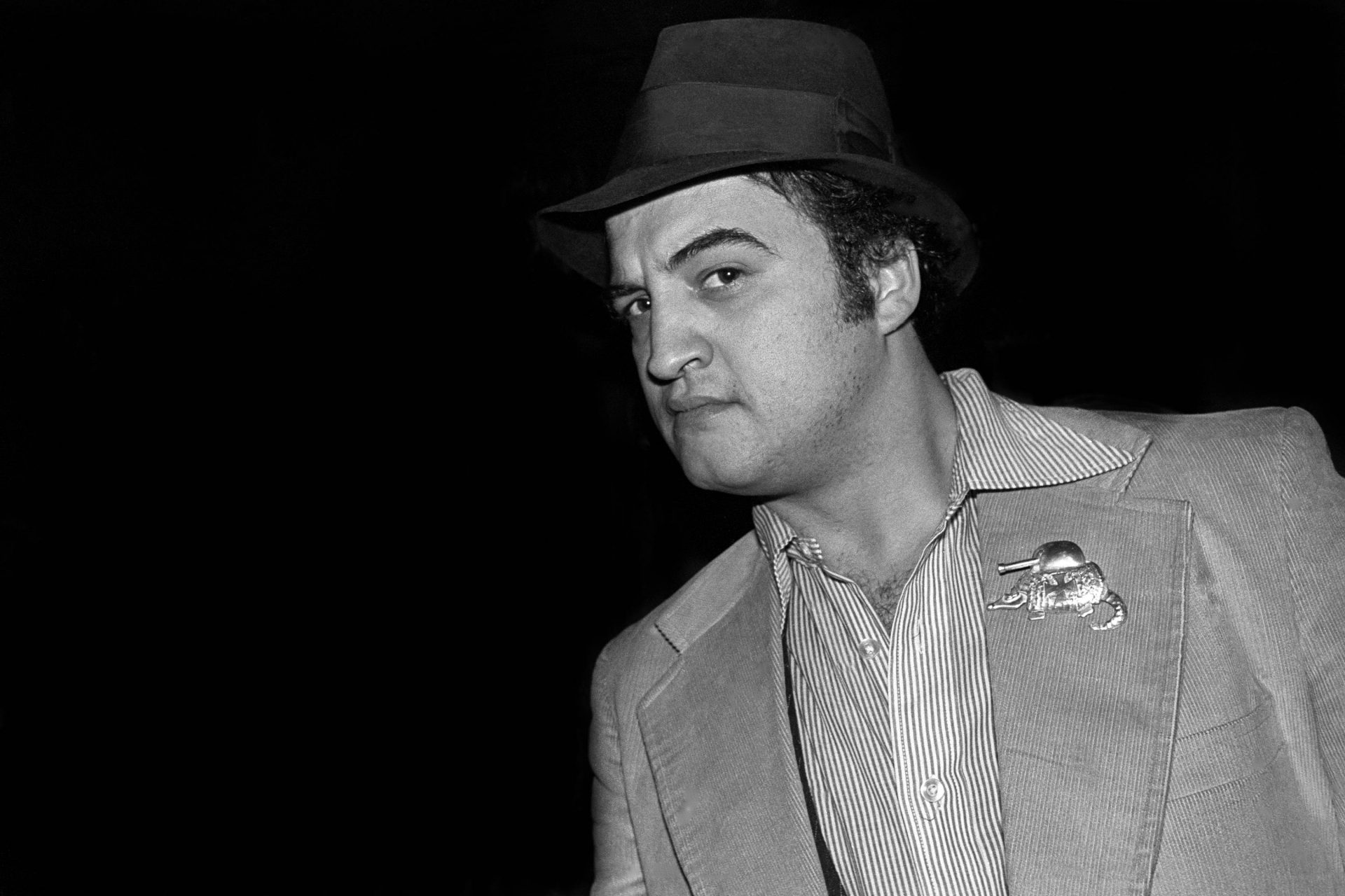 <p>33 years old -  One of the mythical Blues Brothers and a regular at Saturday Night Live, he looked older than he really was. The addictions took their toll. In the end, Belushi lost his life in Los Angeles after an overdose of heroin and cocaine.</p>