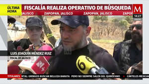 Autoridades de diferentes áreas de la Fiscalía de Jalisco mantienen un operativo en la colonia Mirador Escondido en Zapopan, donde localizaron una presunta fosa clandestina con bolsas negras con restos humanos a una profundidad de 40 metros.